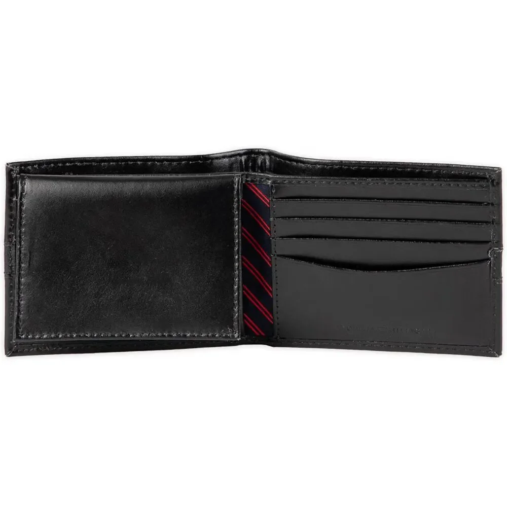 Tommy Hilfiger Men's Leather Orson RFID Bifold Wallet with Removable Passcase